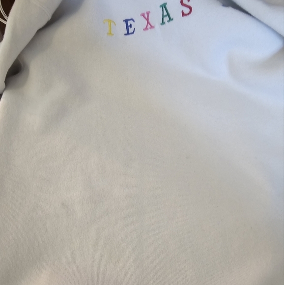 Vtg Russell Athletic Texas A&M‎ Womens Sweatshirt XL White Colorful Rare Aggies - Picture 12 of 13